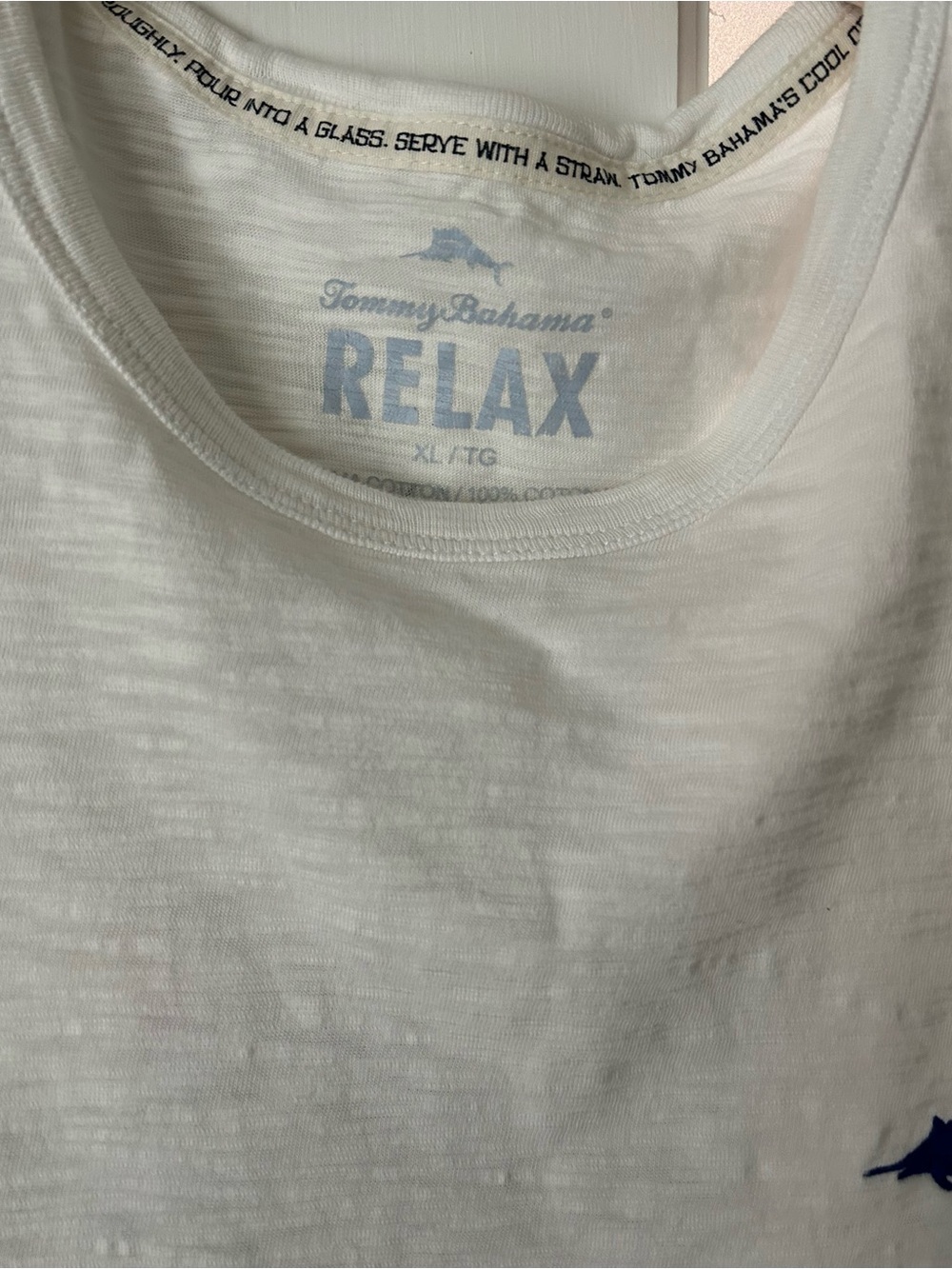 Tommy Bahama White Long sleeve tee - Picture 3 of 4